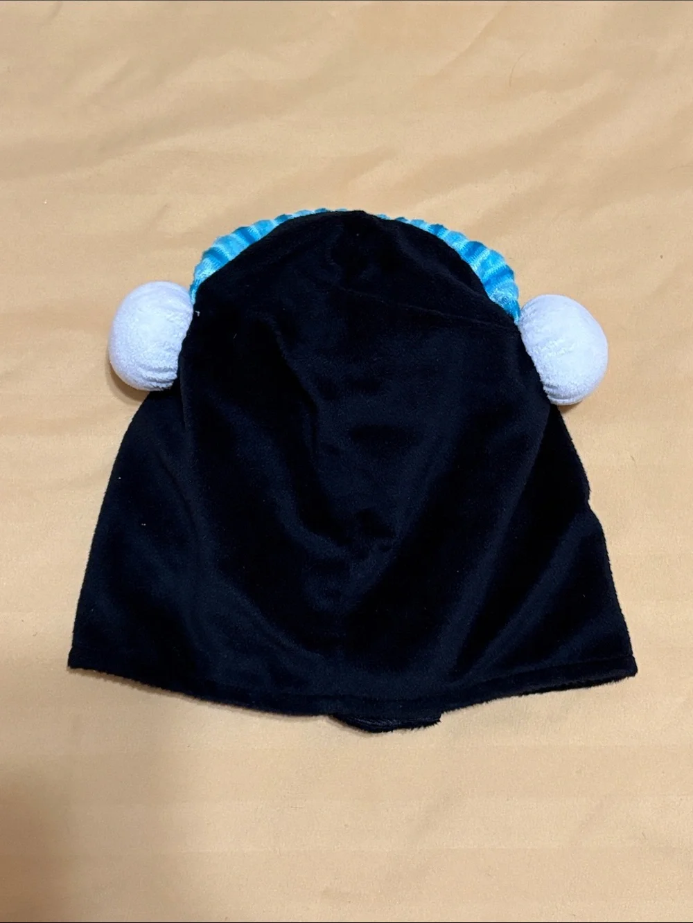 Kids Penguin Costume Romper with Hood - Black, White & Blue
